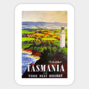 Vintage Travel - Tasmania Sticker